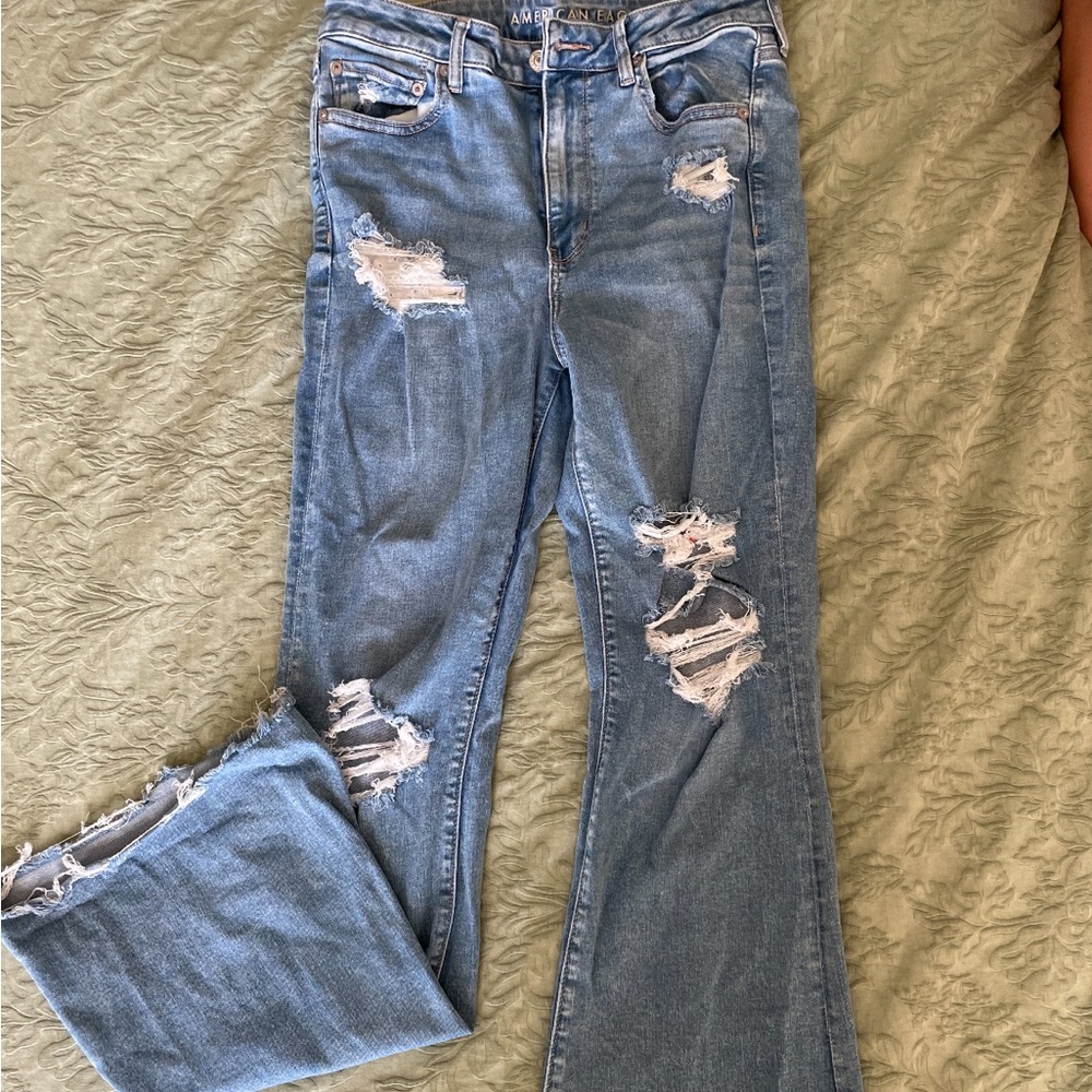 american eagle flare jeans
